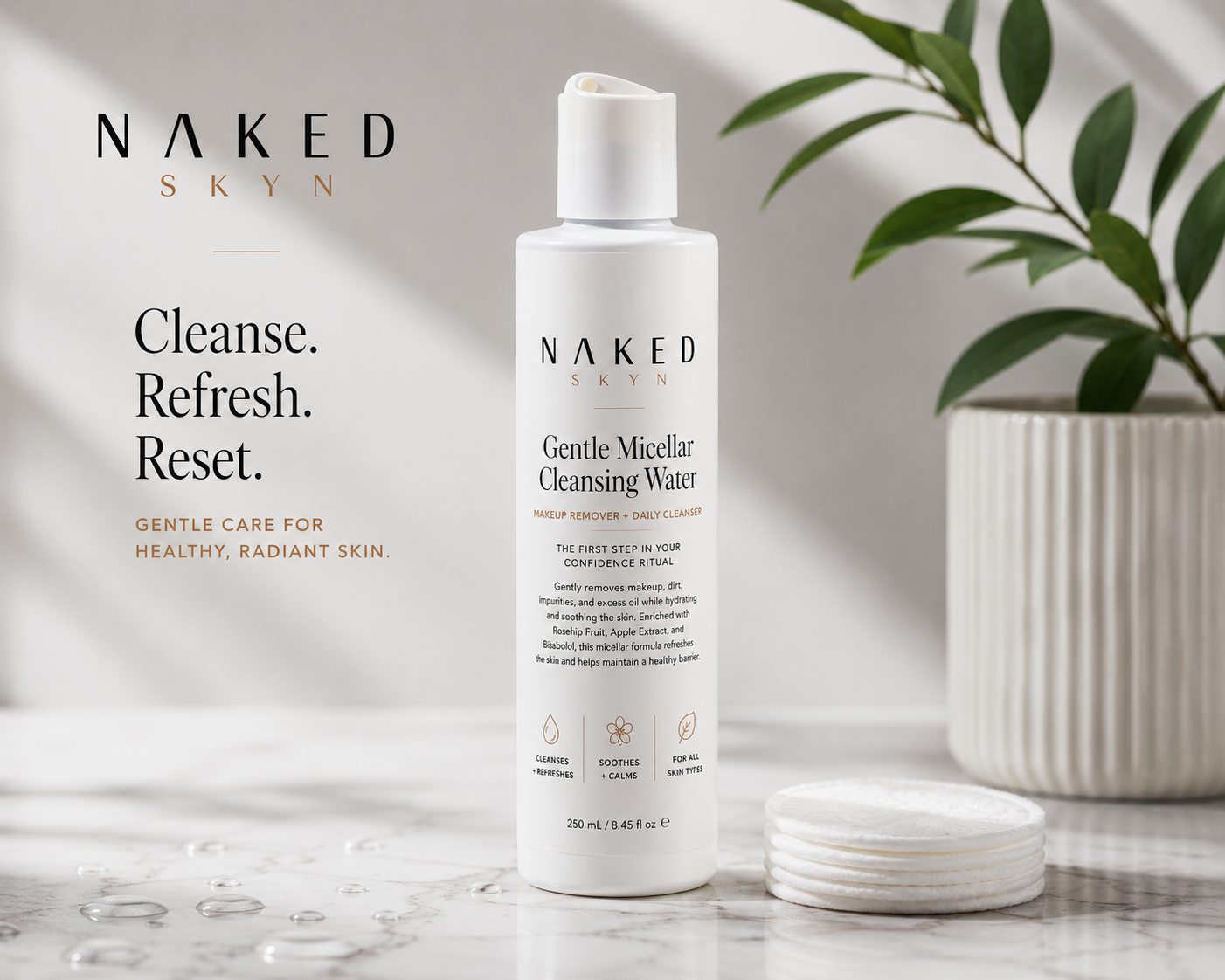 Gentle Micellar Cleansing Water
